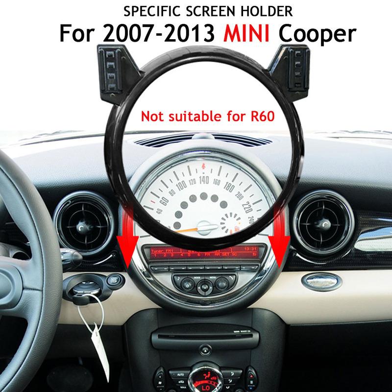Автомобильный держатель для мобильного телефона для BMW MINI COOPER 2007-2013 с экраном 8/9", автомобильное крепление, GPS-кронштейн, подставка для навигации, автоаксессуары