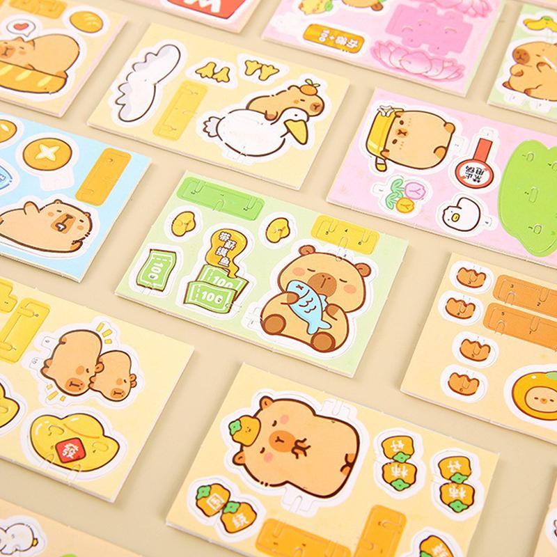 30 шт. 3D Милые Мультяшные Животные Самолеты Машинки Динозавры Бумажные Пазлы DIY Игрушки Для Детей Подарки на День Рождения Награда в Класс