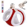 Winter Warm Dog Harness Leash Set Puppy Cat Vest For Small Medium Dogs Chihuahua Yorkie Harnesses With Matching Lead Rope