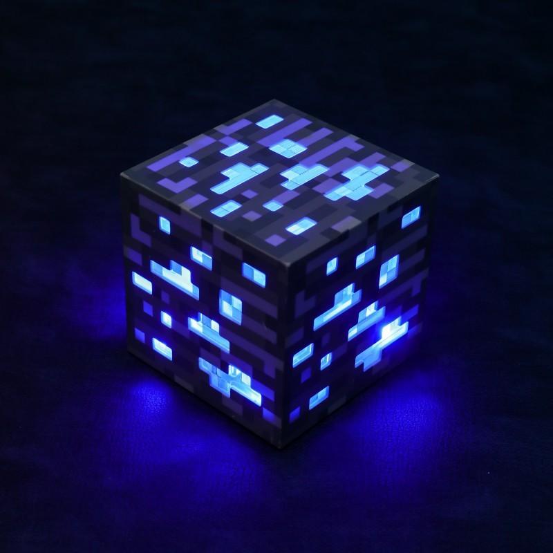 Minecraft Night Light Bottle Bee Salamander Creeper Building Block Lamp Gift