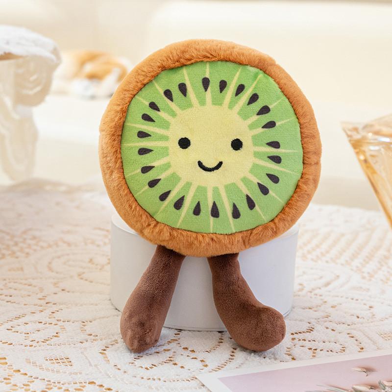 Cute Orange Pineapple Watermelon Durian Strawberry Cartoon Plush Doll Pendant