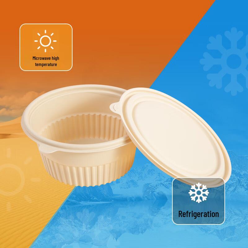 Mr. Corn Biodegradable Disposable Round Bowl