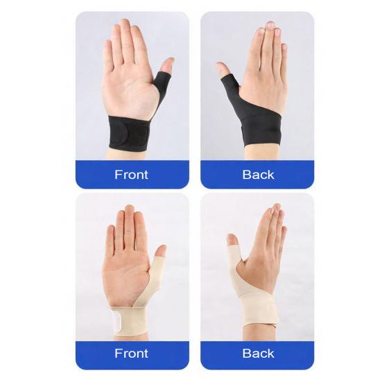 Наручный бандаж на большой палец левой/правой руки при тендините, растяжении, артрите, для снятия боли, шина-стабилизатор для большого пальца, поддержка триггерного пальца, шина для пальца, мужчины, женщины