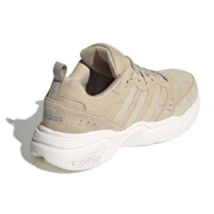 Adidas Neo Strutter Модные Удобные Амортизирующие Низкие Повседневные Кроссовки Женские Повседневные Кроссовки Пустынно-Желтые EG8009