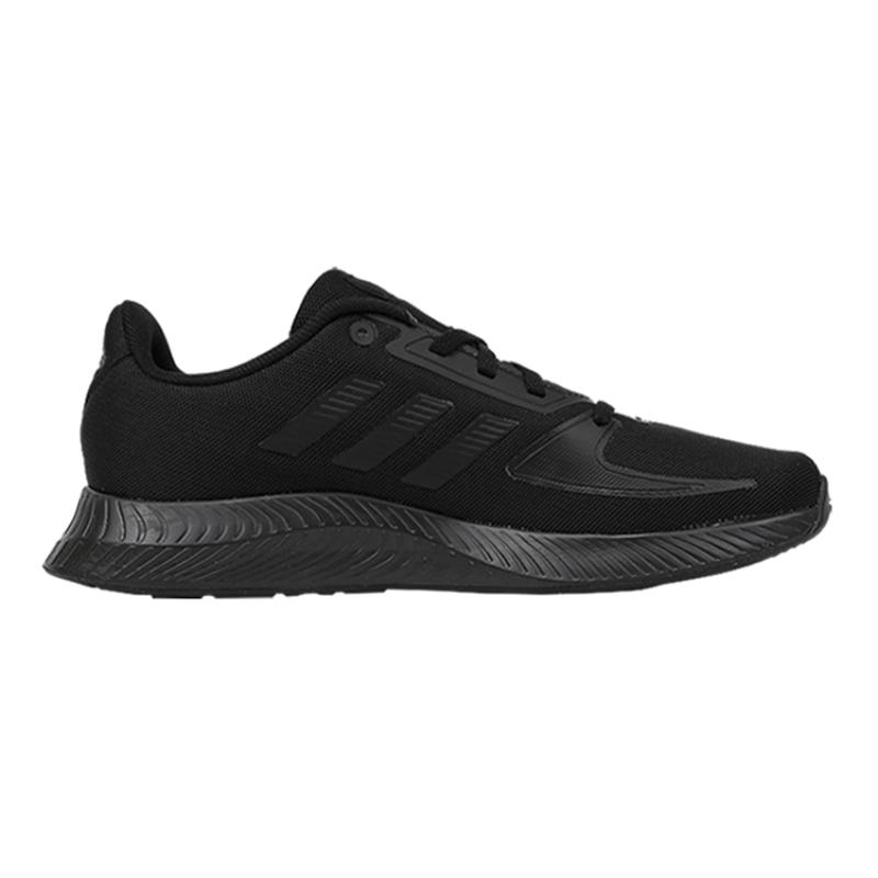 adidas Neo Runfalcon 2.0 J Низкие детские беговые кроссовки Черные детские кеды FY9494