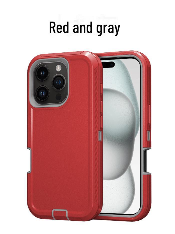 Чехол для телефона Apple 16 Pro Max Three-Proof Solid Color Anti Fall