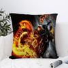 Ghost Rider Personalized Picture Text Home Decorative Pillows Household Gifts 45x45cm