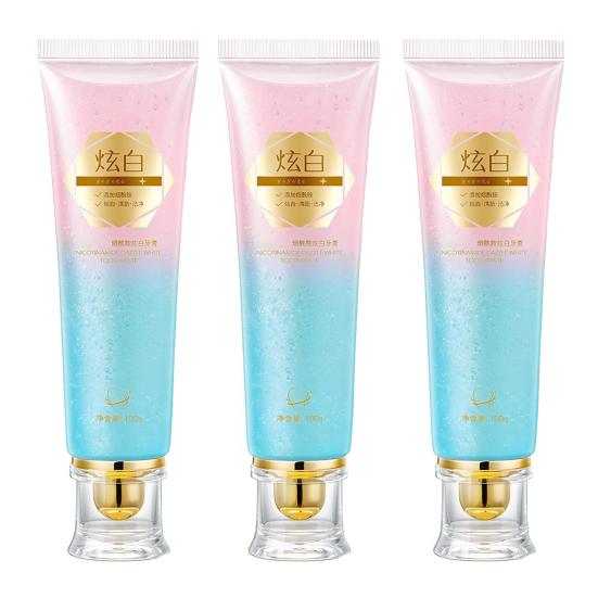 1/2/3Pcs 100G Nicotinamide Whitening Toothpaste Freshening Breath Stain Removal Oral Health Enamel Protection Teeth Cleaning Brightening Toothpaste