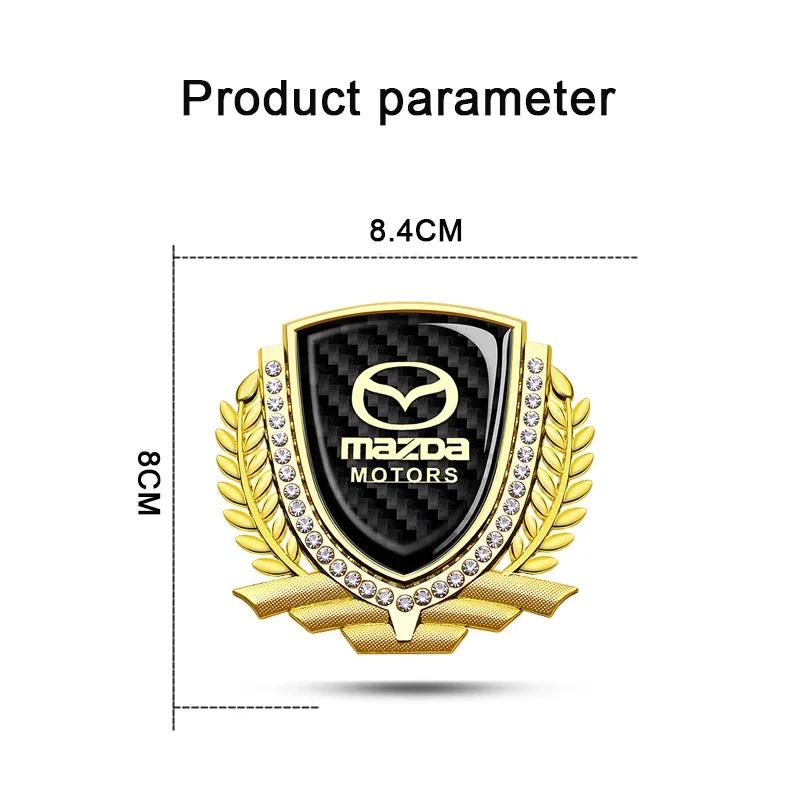 2025 Горячий Значок-Эмблема на Окно Автомобиля для Mazda 2 3 5 6 Axela Atenza Protege Speed CX5 CX7 RX7 MX3 Наклейки на Бок Багажника Стайлинг Аксессуары