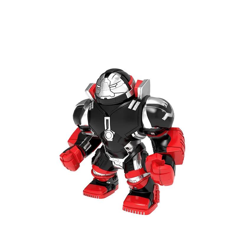 Мини-фигурка Marvel, Фигурка супергероя из аниме, Танос, Халк, Человек-паук, Конструктор для сборки, Детский подарок