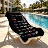 NFL Print Beach Towel Design, Soft, Lightweight. for Home Bathroom, Spa, Pool, Yoga, Surfing, Camping, Gift for Family, Friend