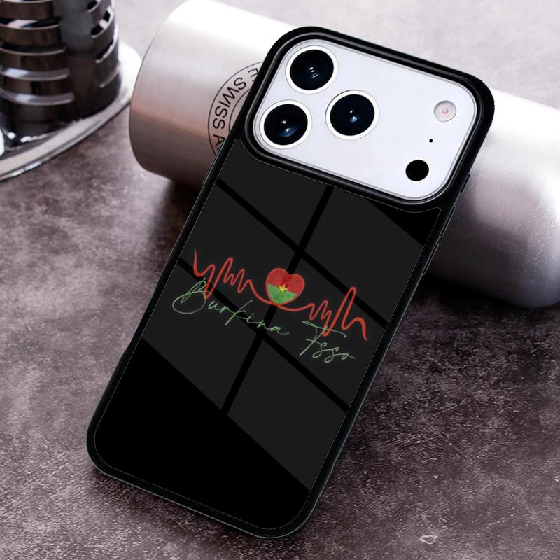 Чехол для телефона Флаг Буркина-Фасо Для iPhone 17 16 15 14 13 12 11 Pro Max Plus 17Air Мягкий силиконовый чехол