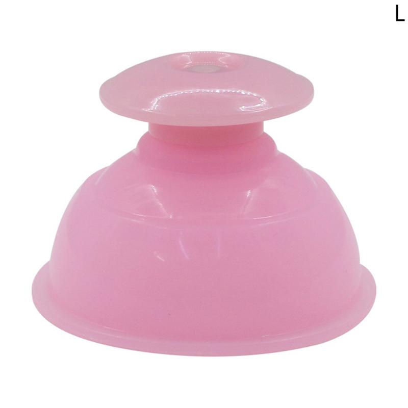 1 шт. Натуральный силиконовый баночный массажный стакан для тела, лица, шеи, глаз, вакуумный бак, уход за телом и лицом, антивозрастной косметический инструмент