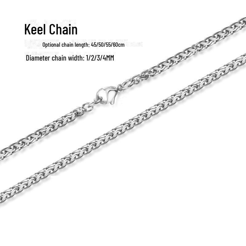 Универсальный мужской кулон из нержавеющей стали с цепочкой