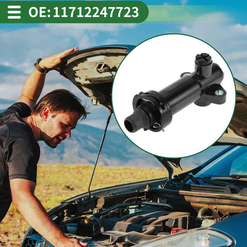 X Autohaux Engine Coolant Thermostat Housing Assembly for BMW E46 E38 E39 E65 E66 320D