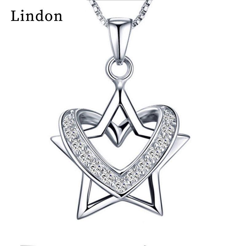 Женское ожерелье Lindon, кулон из медного сплава, циркон, модный подарок