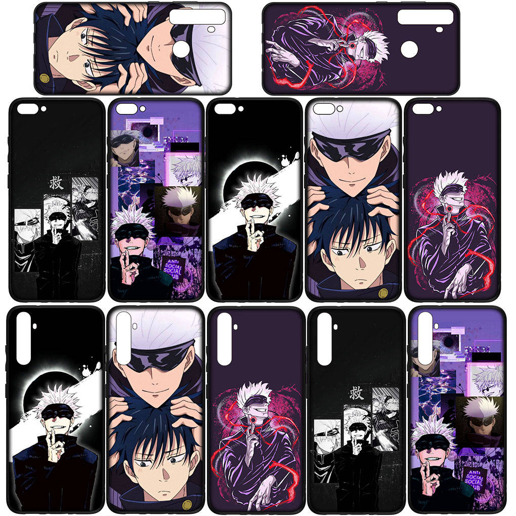 Для iPhone 16 15 Xiaomi Redmi Note 14 13 12 11 Pro Max X 16e Samsung Galaxy S25 S24 S23 Moto OPPO Huawei Jujutsu Comics Gojo Satoru Kaisen чехол для телефона