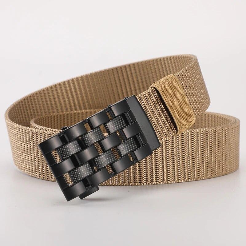 Мужской тканевый ремень, нейлоновый холст, автоматический ремень, мужской Cintures для мужчин, модный лямочный ремень, дизайнерский джинсовый рабочий ремень, мужской