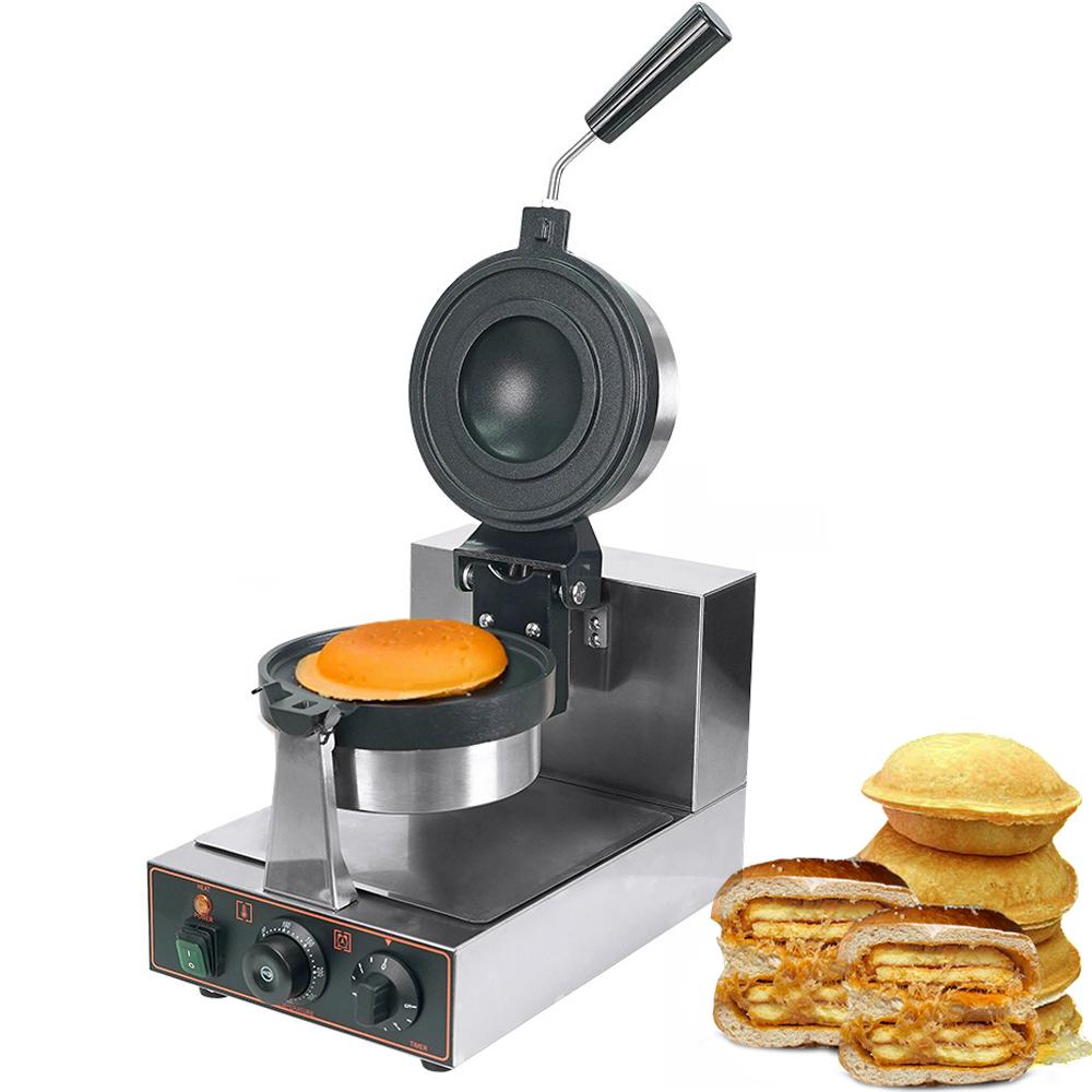UFO Hamburger Cake Maker Burger Machine Электрическая машина для мороженого и вафель 110 В Пресс для мороженого и панини Semlor Paczki Krapfen Baker