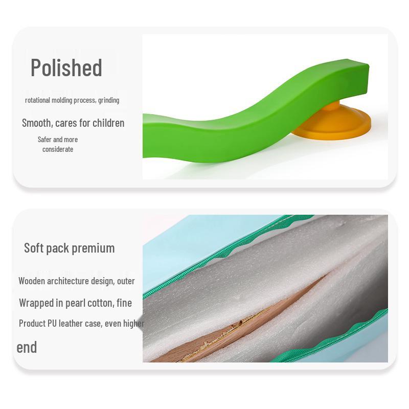 S-Shaped Balance Beam for Children's Sensory Integration & Fitness