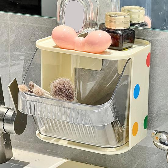 Wall Mount Coffee Bag Organizer Storage Rack Large Capacity Strong Load-bearing U-Shaped Opening Transparent Storage Box