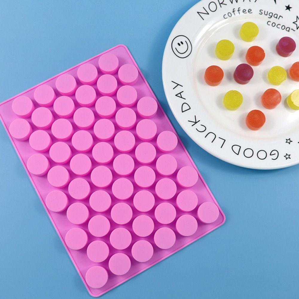 Silicone Cylindrical Molds 55 Cavity Chocolate Cake Mold DIY Candy Mold  Ice Cube Chocolate