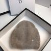 2020 Extended Brim Knitted Hat Sweater With Casual Hat Winter Outdoor Ear Protection Wool Hat Women