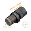 AstroStreet Darkfield Reticle Crosshair Prussell Eyepiece 23mm Guide Eyepiece Diameter American Size 31.7mm []