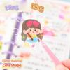 Kawaii Kids Stickers Adorable Stationary Aesthetic Diary Decorative Art Supplies Scrapbook Stickers Korean Paper Desk