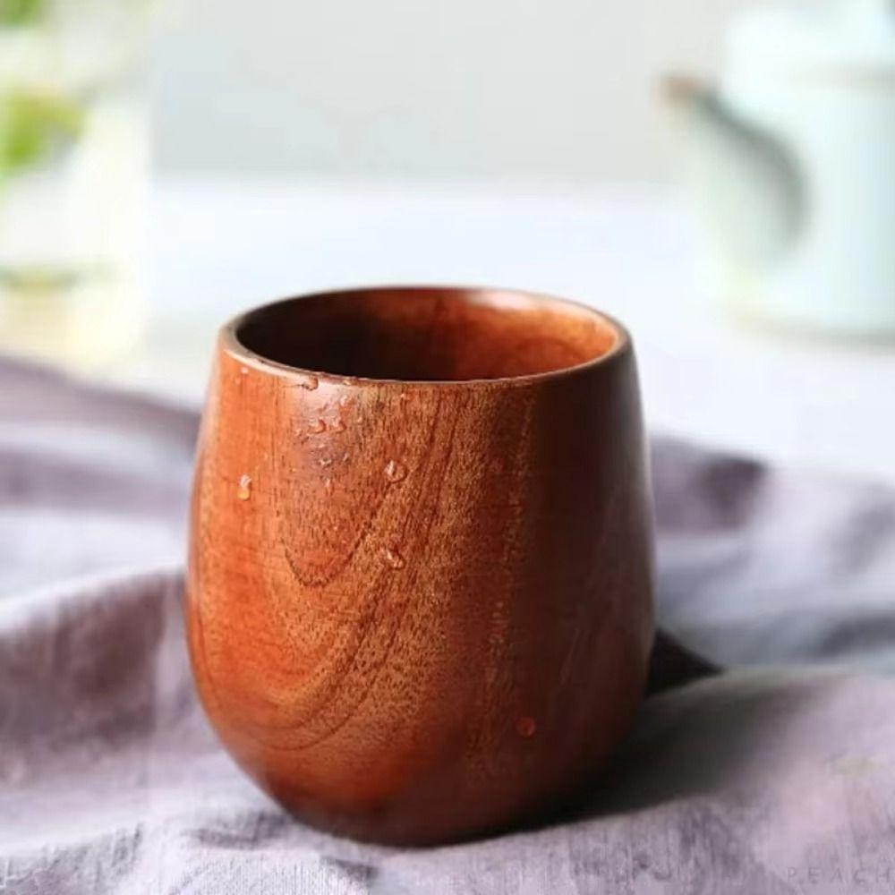 200ML Tea Cup Wooden Water Cup New Wood Coffee Mug Beer