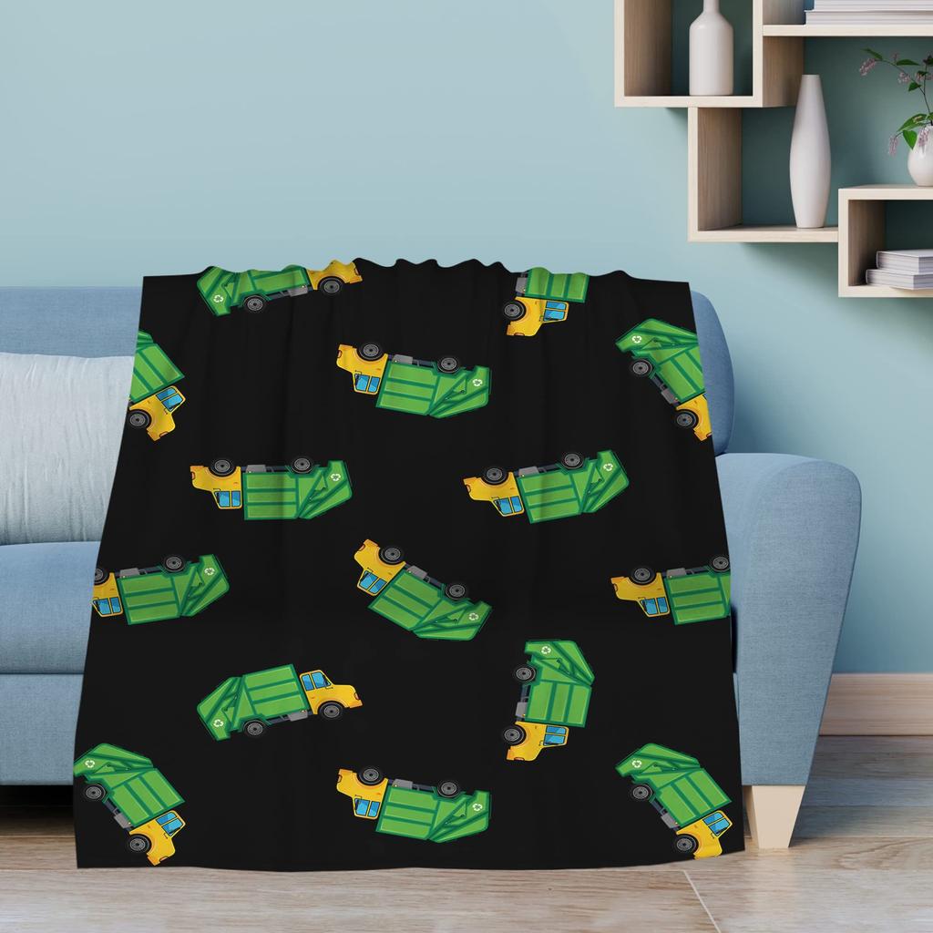 Синий плед Monster Truck Cartoon Cars Flannel Пледы для детей и мальчиков на все времена Трек Кровать Диван Одеяло King Queen Size