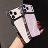 Роскошный бампер с узором заснеженных гор для iPhone 17 16 15 14 13 Pro Max Ударопрочный Большой вырез под камеру Матовый frosted чехол для телефона