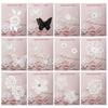 Card Pack White Flower Lace Patch Cloth Sticker Clothing Bag Decoration Hole Repair Subsidy Organza Embroidery Sticker