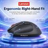 Lenovo Беспроводная мышь Thinkplus M30 2,4 ГГц, 6 кнопок, 4 регулируемых DPI до 1600, эргономичная, Plug & Play, офисная мышь для Windows Mac Laptop PC