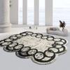 Modern Simple Special Shaped Large Area Living Room Carpet Irregular Plush Soft Bedroom Carpets Light Luxury Home Rug