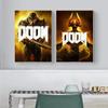 Игра DOOM видео классический игровой постер настенная живопись на холсте картины для гостиной домашний декор принты плакаты