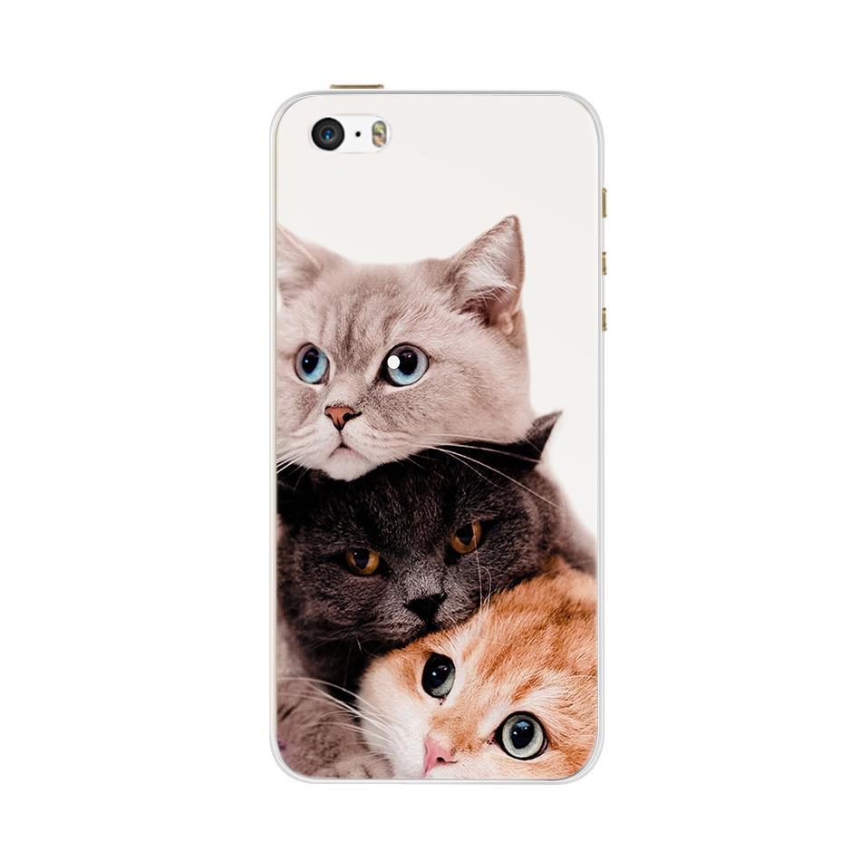 Для iPhone 5 5S SE Чехол для iPhone 5S для iPhone 5S Чехол Силиконовый Милый Чехол для iphone SE Защитная накладка для iphone 5 S 5se Чехлы для телефона