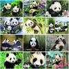 DIY Panda 5D Diamond Painting Full Round Drill Animal Diamond Embroidery Cross Stitch Wall Art Resin Home Decor Gift