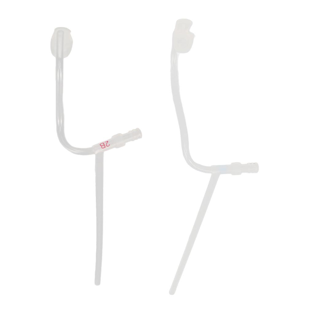 10 шт., звуковая трубка для слухового аппарата, увеличение звука, компактная пластиковая сменная тонкая звуковая трубка