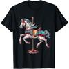 Carnival Carousel Horse Carousel Unicorn T-Shirt(2)
