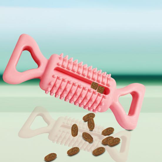 Dog Teeth Toy Bite Resistant Scratch-resistant Good Toughness with Leakage Hole Relieve Boredom