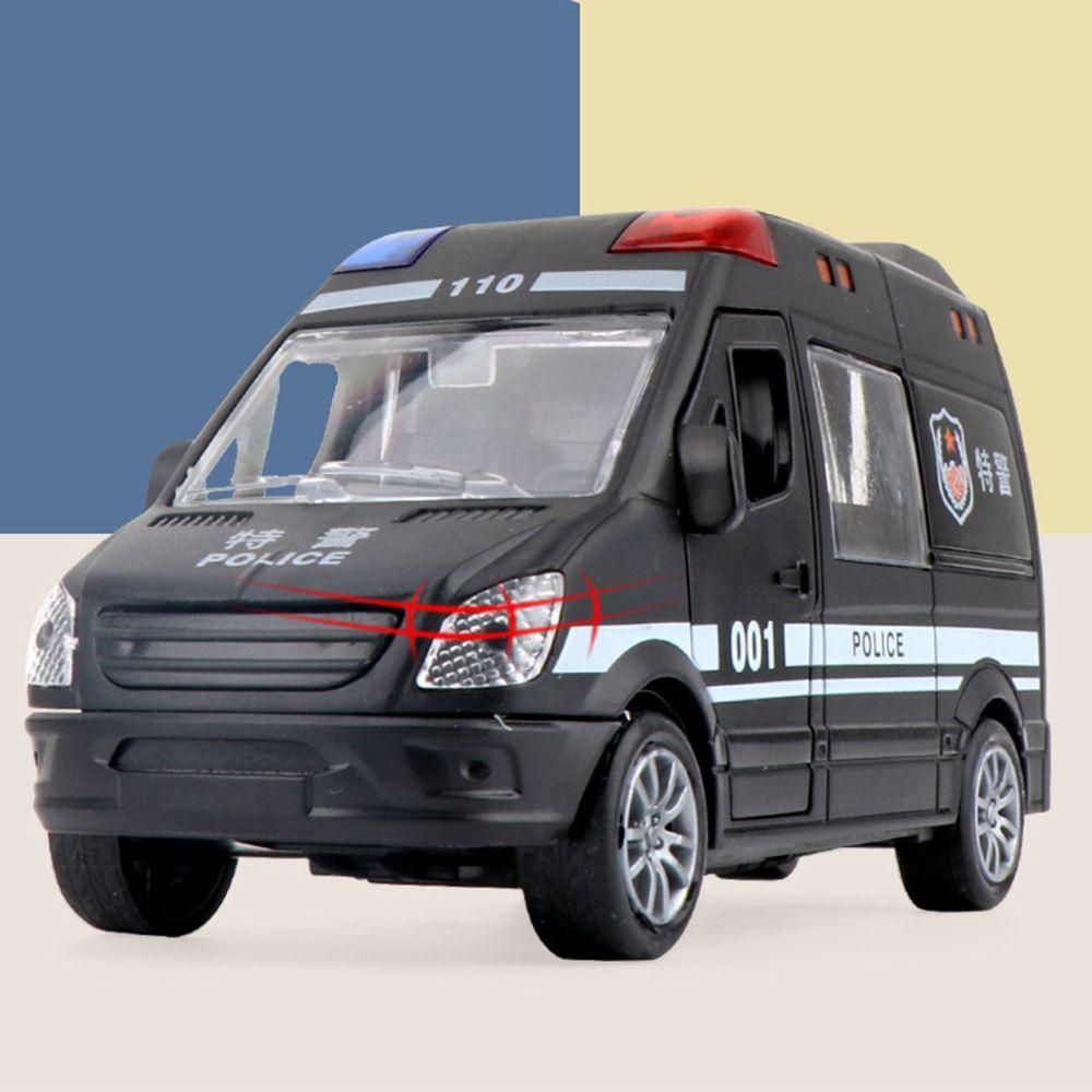Door Smooth Surface Children Boy Gift Car Model Police Car Fire Truck Ambulance Inertial Car Toy