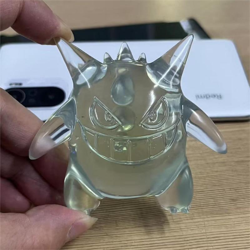 8cm Anime Figure Kawaii Gengar Transparent Action Figure Statue Model Doll Decoraion Collectible PVC Toys Children Gifts