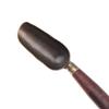 Wooden Handle Tea Shovel Tea Spoon Copper Ebony Coffee Scoops Tableware Teaspoons Easy Clean Anti Sprinkle Tea Spoon KTY