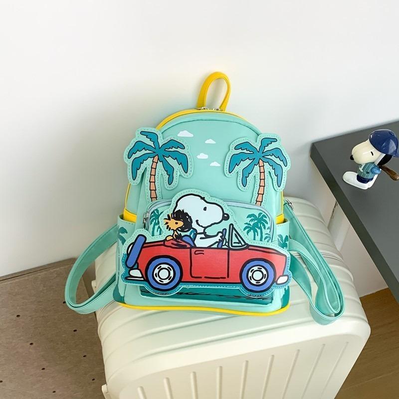 Рюкзак в стиле академии «Синий маленький монстр» высокой ценности, для девочек, для хранения, повседневный, милый, мультяшный школьный рюкзак