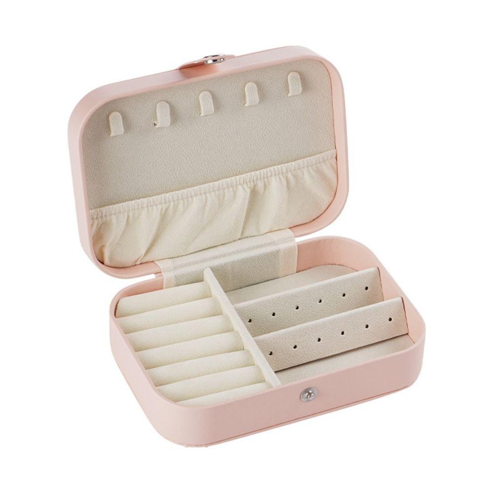 Large Capacity Jewelry Box Waterproof Jewelry Organizer Simple Jewelry Display Case Girls