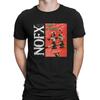Men's T-Shirt New Art NOFX Funny Cotton TShirt Short Sleeve Music Band TShirt Crew Neck Clothes Summer Fashion Printing Clothing