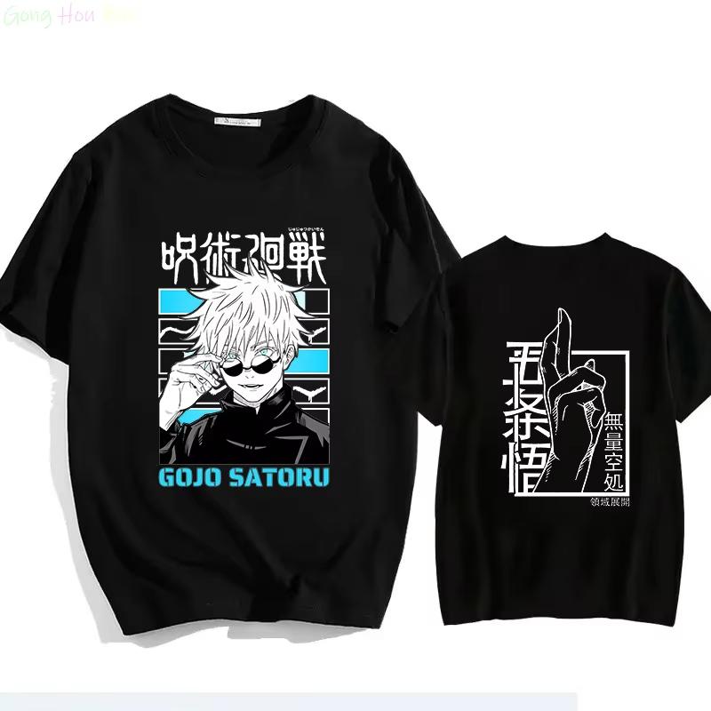 Japanese Jujutsu Kaisen Gojo Anime Tshirt UnisexAnime Gojo Satoru Graphic T Shirts Short Sleeve Tee Tshirts Tops