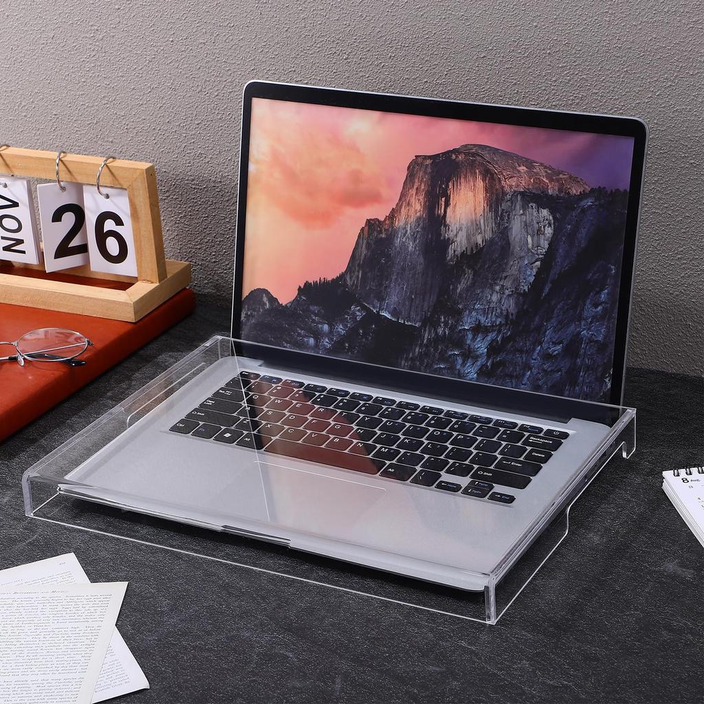 Ciieeo Игровая накладка на клавиатуру ноутбука Акриловая 14 дюймов Прямоугольная Прозрачная Защита от пятен Защита от пыли Пылезащитная накладка Тонкая защитная накладка