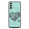 Fashion Planes World Map Travel Soft Phone Case For Samsung Galaxy S24 S23 S22 S20 Ultra S21 FE 5G S10 S9 Plus S10E S8 20 Cover